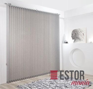 Cortinas de lamas verticales traslúcidas Premier blanco