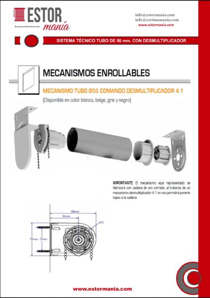 ➤ ESTORES ENROLLABLES ✓ 4 MECANISMOS según calibre y Tubos 【TOP