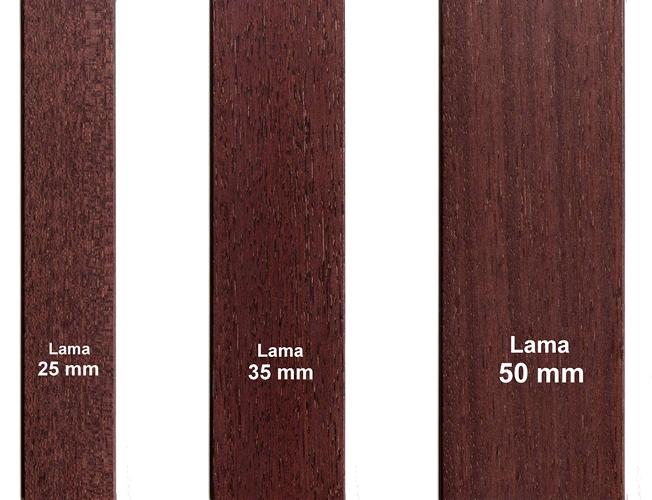Estores de madera 35 mm, A medida