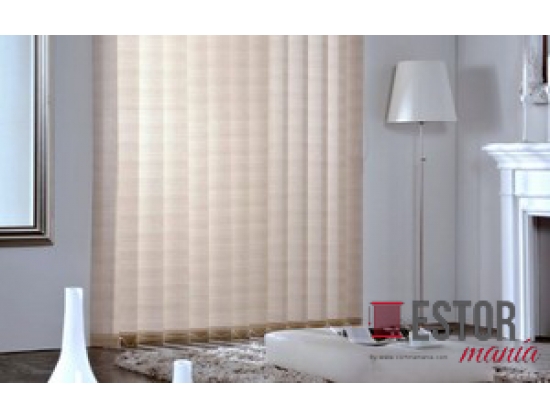 Cortinas lamas verticales Shantung