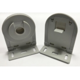 Soportes para estores enrollables tubo de 43mm gris