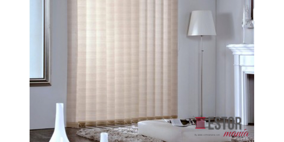 Cortinas de Lamas Verticales Shantung Plus, hechas a tu medida