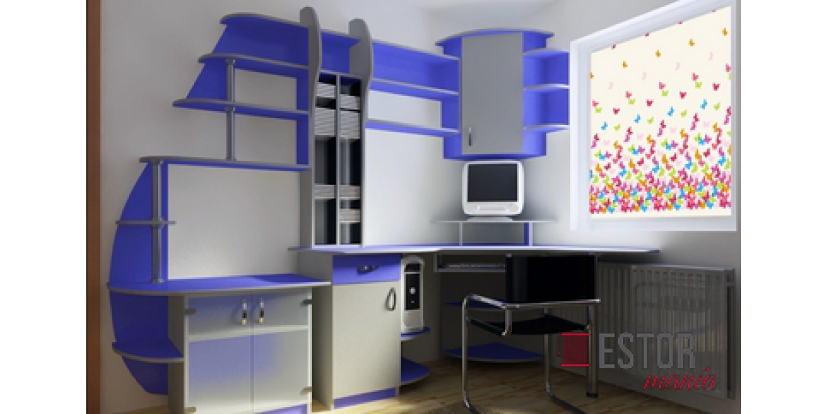 Estores enrollables infantiles papillón C-31