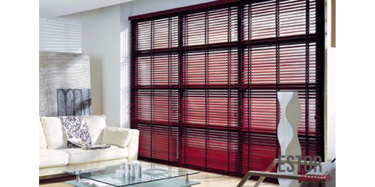 Persianas venecianas de madera lisa 50mm 6260