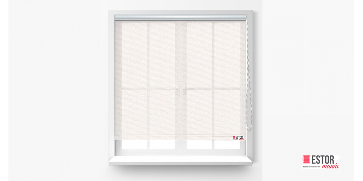 Estores enrollables Metalscreen Blanco 100