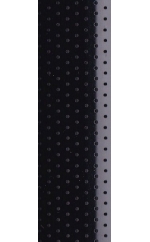 Persianas venecianas de aluminio perforadas Negro 25 mm