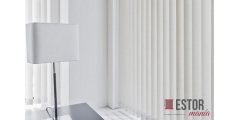 Cortinas lamas verticales de screen Luxe Confort 1000 Blanco