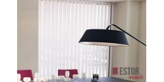 Cortinas lamas verticales de screen Sun Glass 10 Blanco-Perla