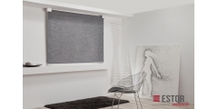 Estores enrollables traslúcidos Elegance Gris