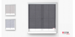 Estores enrollables screen Luxe Confort 1000  Antracita-Gris