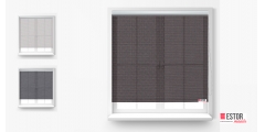 Estores enrollables screen Luxe Confort 1000 Antracita-Bronce