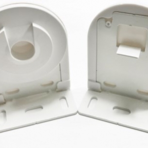 Soportes para estores enrollables tubo de 43mm blanco