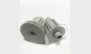 Kit comando y contera estor enrollable tubo de 43mm gris
