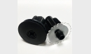Kit comando y contera estor enrollable tubo de 43mm negro